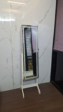 Full-Length Mirror with Built-in Safe , Led & Clock