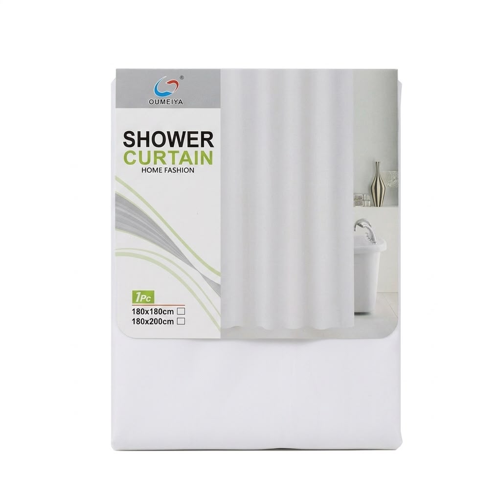 White Shower Curtain