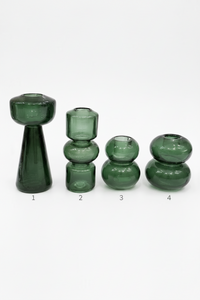 Emerald Green Candle Holders