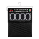 Italian Design Black Shower Curtain