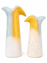 Sunrise Art Glass Vase