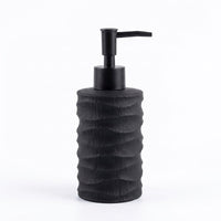 Black Wave Ceramic Soap Dispenser