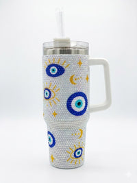 Crystal Charm Stanley-Style Tumbler