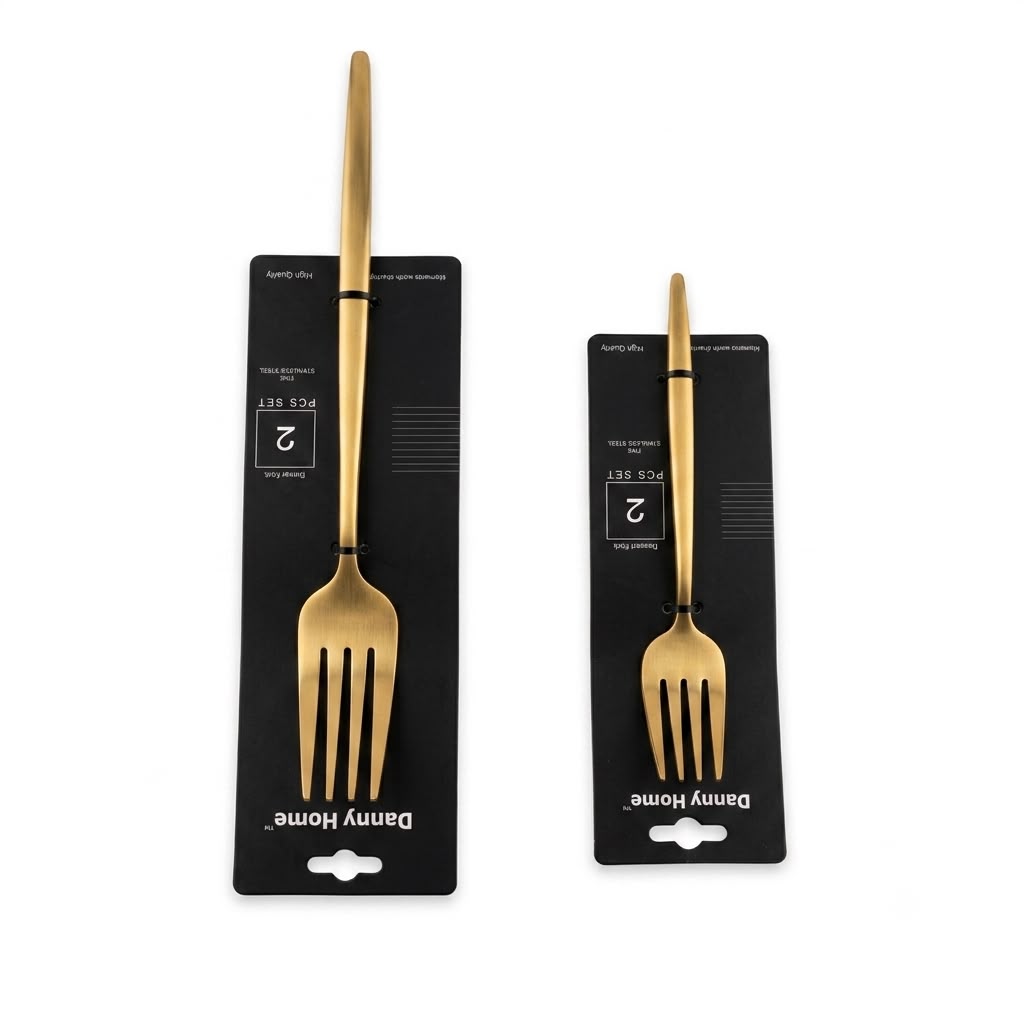 2pcs Set Gold Fork