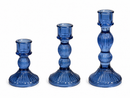 Sapphire Twist Candle Holder