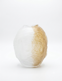 Artisan Textured Glass Vase. Small