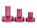 Ruby Glass Candle Holder