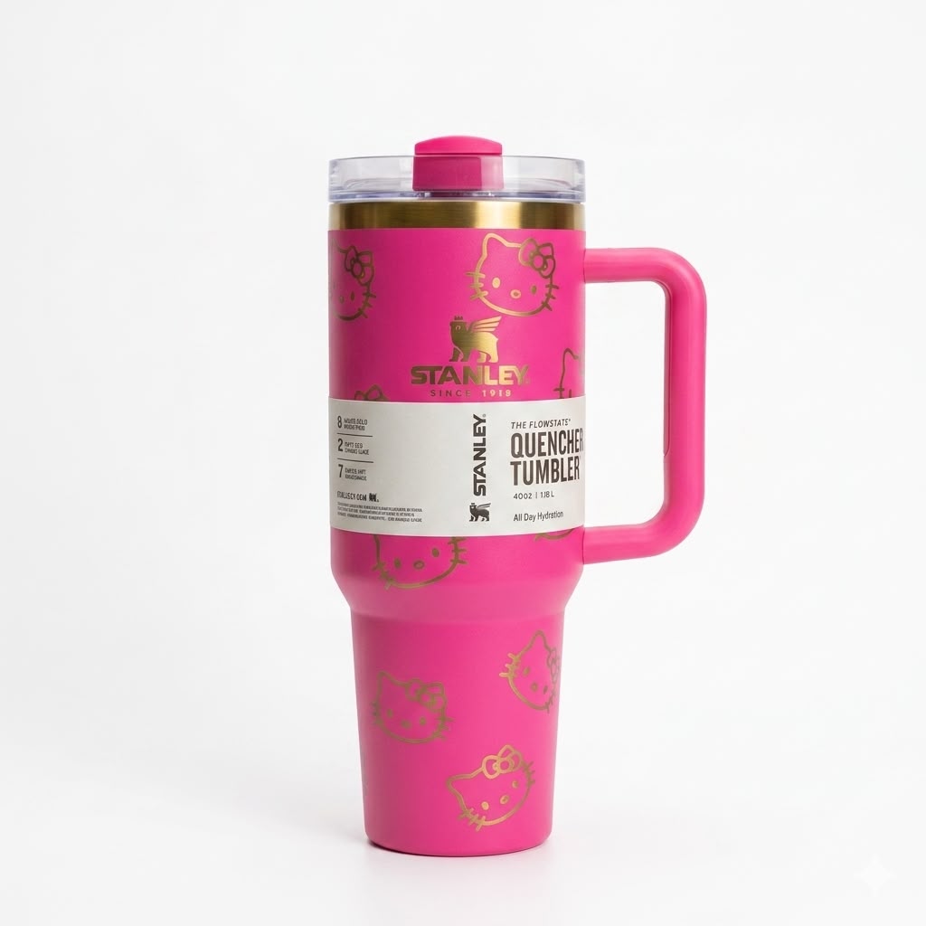 Luxury Designer Stanley-Style Tumbler