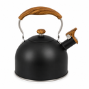 2.5L Wood Handle Black Kettle
