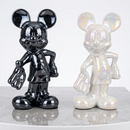 Iconic Standing Mouse Statue-White/Black