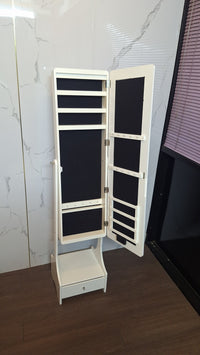 Full-Length Led Mirror with Safe
