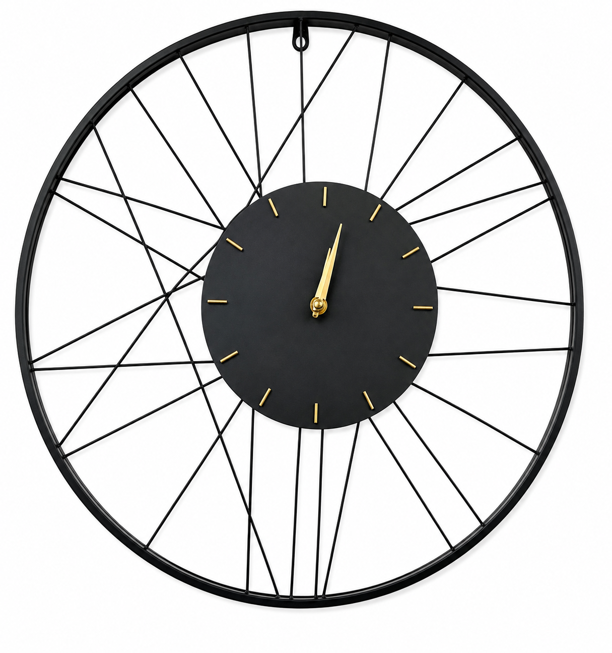 Modern Spoke Wall Clock