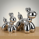 Luxury Balloon Animal Decorative Statue~Silver
