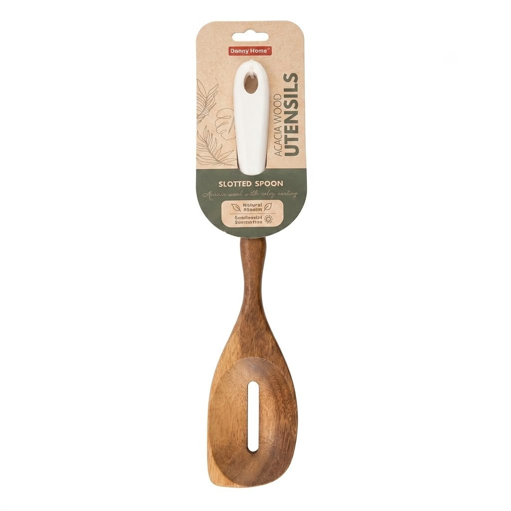Danny Home Wood Slotted Spoon