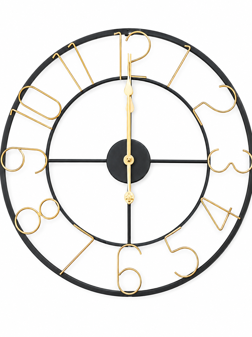 Modern Numeral Wall Clock