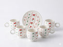 Cherry Blossom Coffee Set – 6pcs
