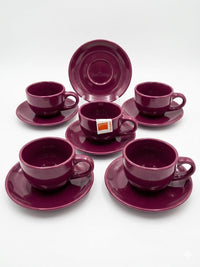 Purple Coffee Set – 6pcs