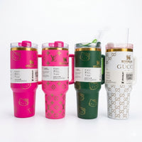 Luxury Designer Stanley-Style Tumbler