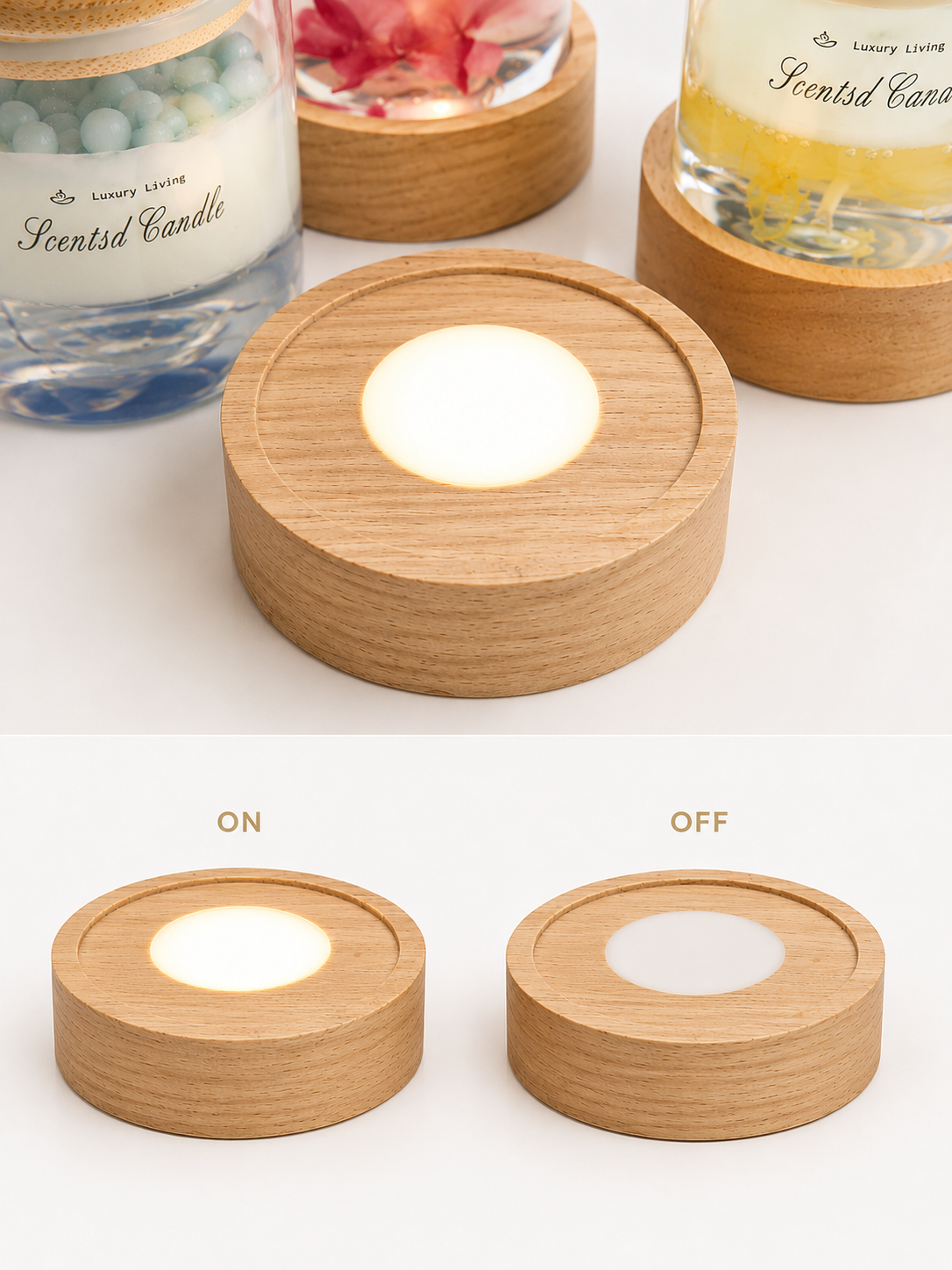 Cute Led Base Candles