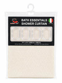 Italian Design Beige Shower Curtain